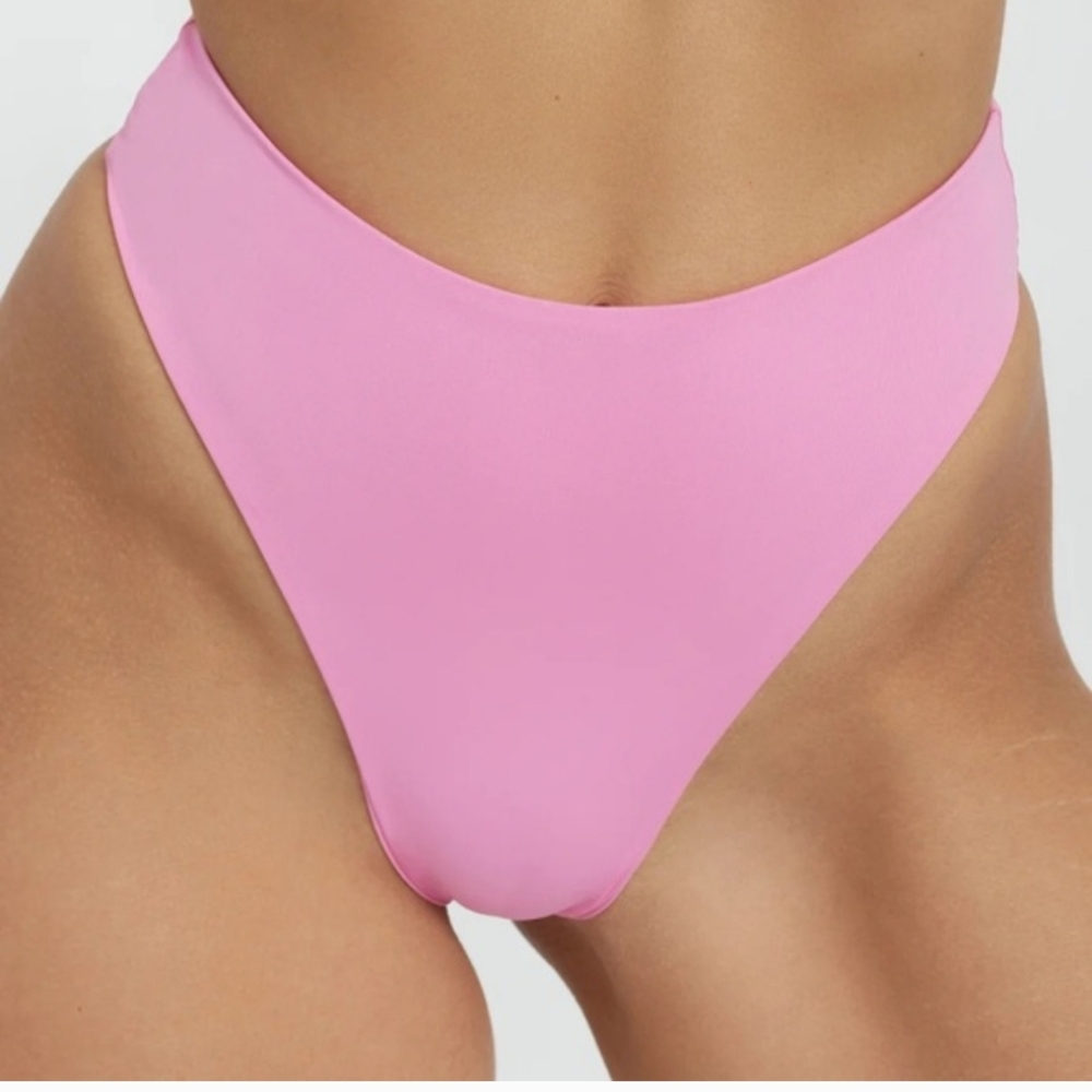 NWT Riot Swim Kai high waist bottoms BUBBLEGUM SMALL